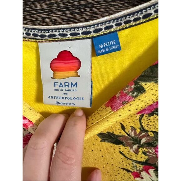 FARM Rio Yellow Floral Mini Dress - Picture 5 of 11